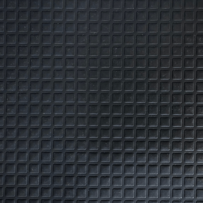 Πλαστικό Δάπεδο "Small Squares" χρώμα Γραφίτη σε ρολό Φ2 μ (25x2 μέτρα)