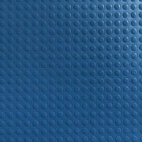 Vinyl Floor Small Coin color Ocean Blue in roll W2 m (25x2 meters)