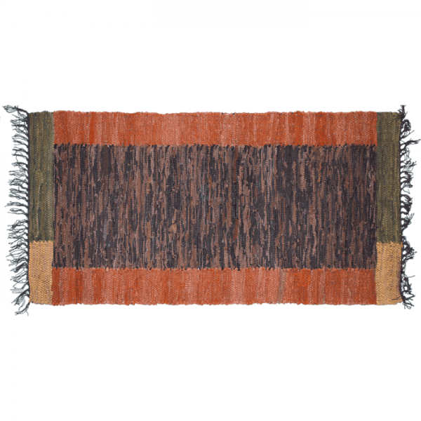 Χαλί Δερμάτινο με Σχέδιο και μονόχρωμο σε διάφορα μεγέθη