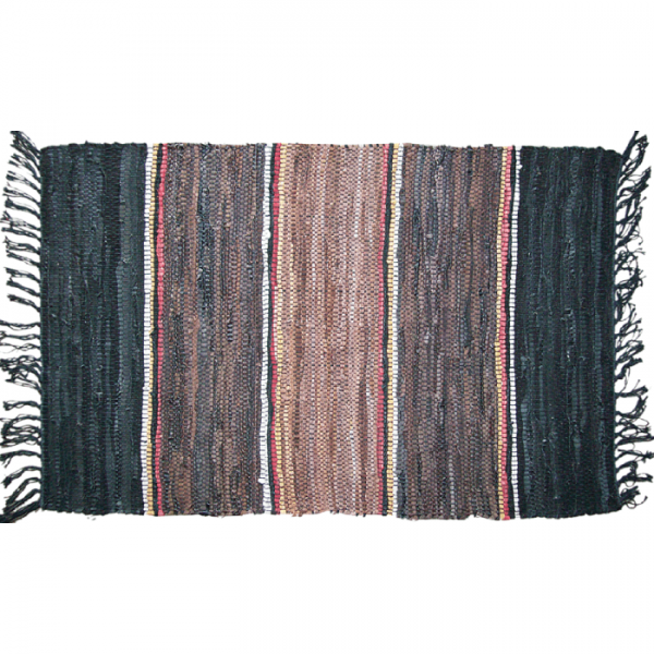 Χαλί Δερμάτινο με Σχέδιο και μονόχρωμο σε διάφορα μεγέθη