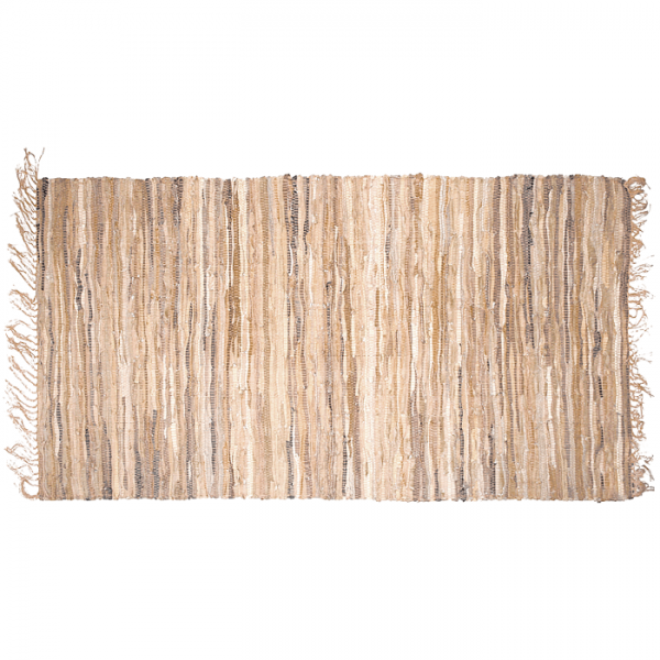 Monochrome Leather Carpet in various sizes