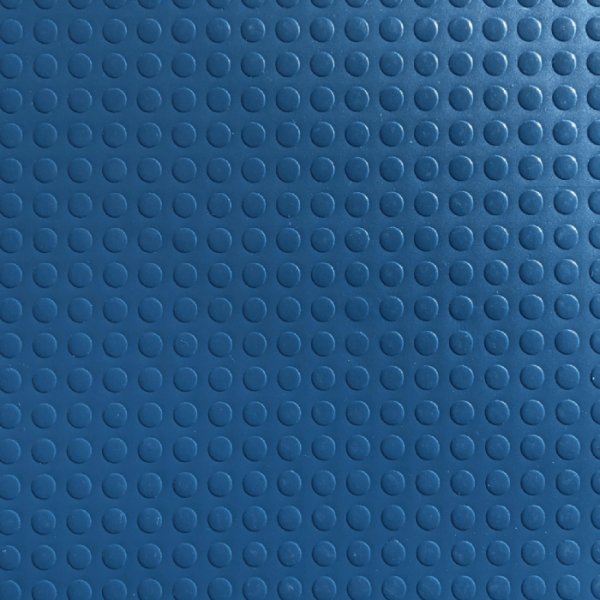 Vinyl Floor Small Coin color Ocean Blue in roll W2 m (25x2 meters)