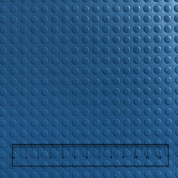 Vinyl Floor Small Coin color Ocean Blue in roll W2 m (25x2 meters)