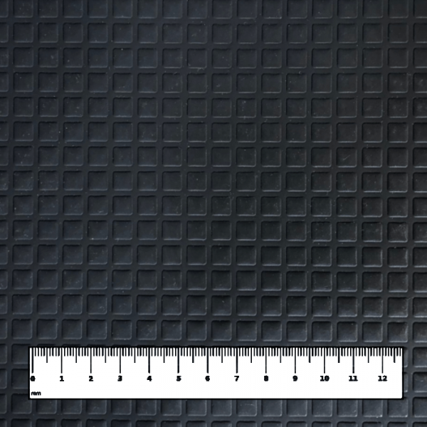 Vinyl Floor Small Squares color Graphite in roll W2 m (25x2 meters)