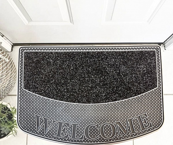 Ποδόμακτρο Golden Welcome Cross 45x65 εκατοστά